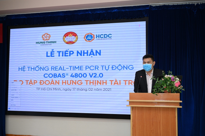 Ông Nguyễn Nam Hiền chia sẻ tại buổi trao tặng