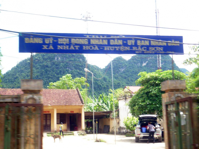 Xã Nhất Hòa, huyện Bắc Sơn, tỉnh Lạng Sơn.