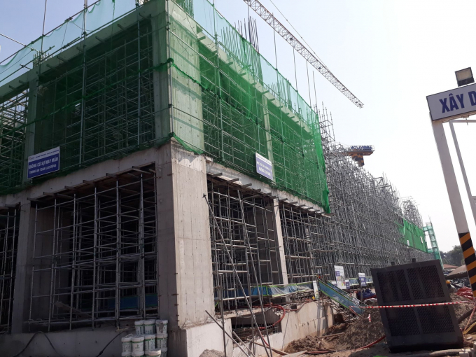 Dự án khu nghỉ dưỡng Wyndham Thanh Thủy, Phú Thọ hiện đang xây dựng sau một thời gian chậm thi công. Ảnh Bạn đọc cung cấp cho Pháp luật Plus.
