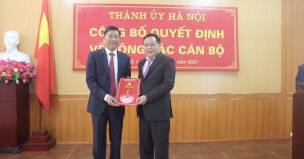 Hà Nội: Bí thư quận Tây Hồ được bổ nhiệm làm Giám đốc sở Kế hoạch và Đầu tư