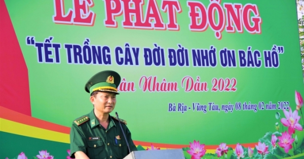 Bộ đội Biên phòng tỉnh Bà Rịa - Vũng Tàu phát động "Tết trồng cây"