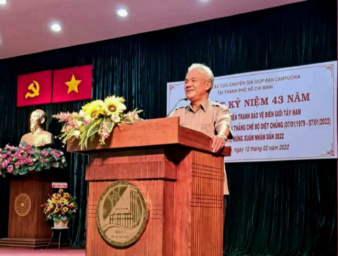 TS Lê Hồng Liêm - Nguyên Phó Chủ nhiệm Ủy ban Kiểm tra Trung ương, Phó Chủ tịch Trung ương Hội phụ trách phía nam.