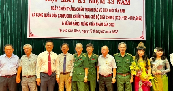 Họp mặt truyền thống Ban liên lạc cựu chuyên gia giúp bạn Campuchia - TP HCM