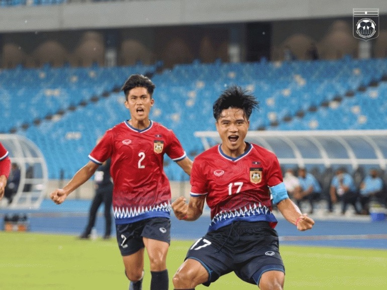 U23 Lào thi đấu ấn tượng ở giải U23 Đông Nam Á.