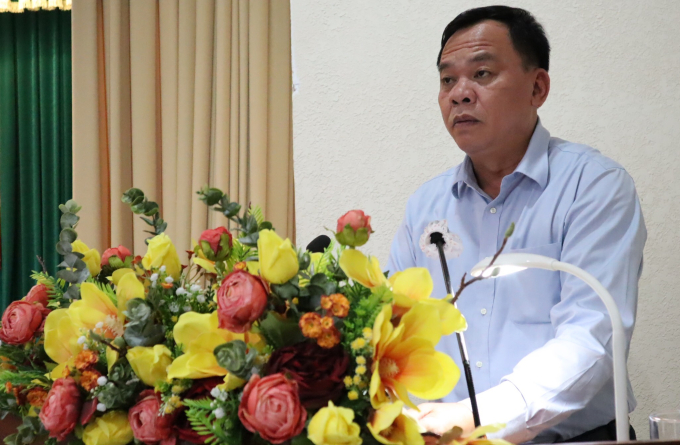 Ông Võ Tấn Đức – Phó Chủ tịch UBND tỉnh phát biểu tại hội nghị.