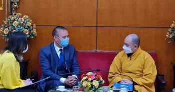 Phó Đại sứ Cộng hoà Kazakhstan thăm Giáo hội Phật giáo Việt Nam
