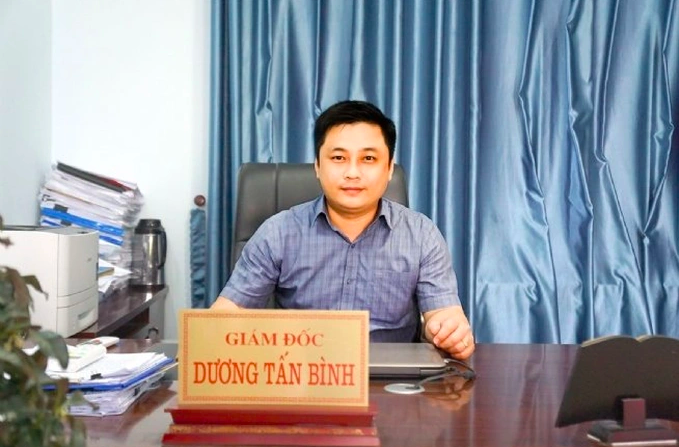 Ông Dương Tấn Bình, iám đốc Ban quản lý dự án đầu tư xây dựng thị xã Điện Bàn.