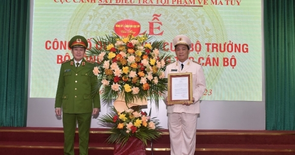 Đại tá Huỳnh Thới An làm phó cục trưởng Cục Cảnh sát điều tra tội phạm về ma túy
