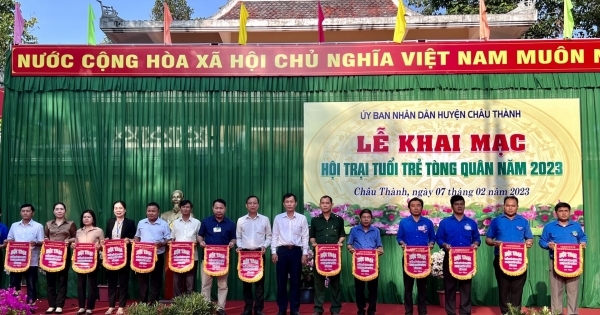 Tây Ninh: Đồng loạt khai mạc hội trại “Tuổi trẻ tòng quân” năm 2023