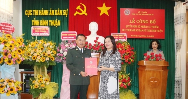 Ông Huỳnh Văn Hùng giữ chức vụ Cục trưởng Cục THADS tỉnh Bình Thuận