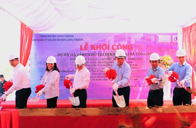 Khởi công xây dựng khu tái định cư đầu tiên cho dự án đường cao tốc Biên Hòa - Vũng Tàu