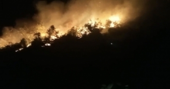 Sa Pa cơ bản khống chế thành công 2 vụ cháy rừng ở thôn Suối Thầu 2