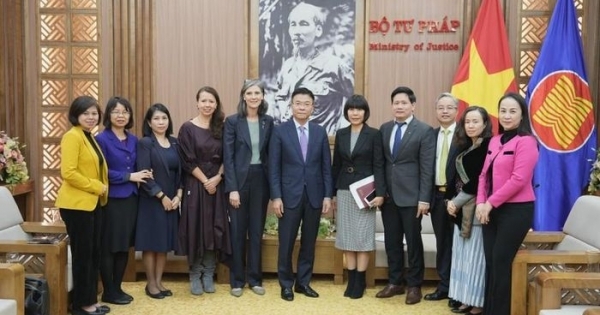 Đẩy mạnh quan hệ hợp tác giữa Bộ Tư pháp Việt Nam và UNDP