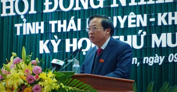 Kỷ luật khiển trách nguyên Phó Chủ tịch thường trực HĐND tỉnh Thái Nguyên