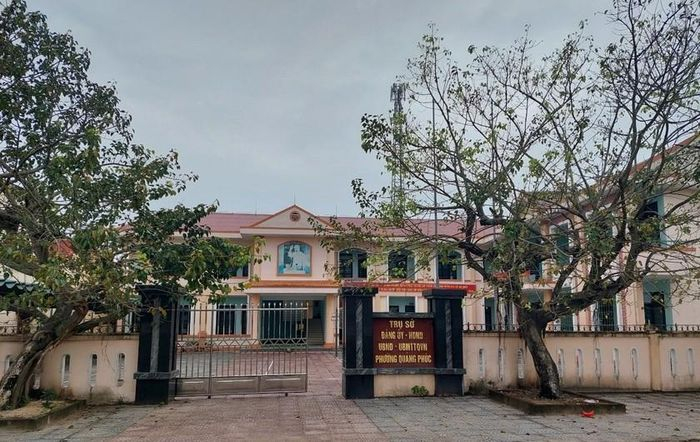 Trụ sở UBND phường Quảng Phúc, thị xã Ba Đồn, tỉnh Quảng Bình.