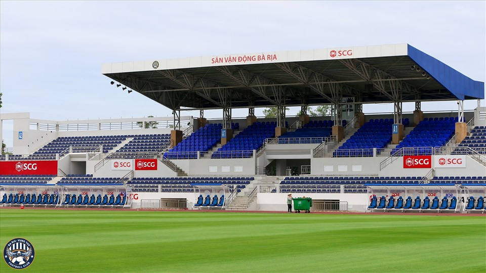 Sân vận động Bà Rịa, địa điểm diễn ra trận đấu giữa Bà Rịa - Vũng Tàu và SHB Đà Nẵng ngày 24/12/2023 (Ảnh: CLB Bà Rịa - Vũng Tàu).