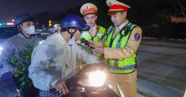 Nghệ An: Hơn 150 người vi phạm nồng độ cồn trong 2 ngày tết