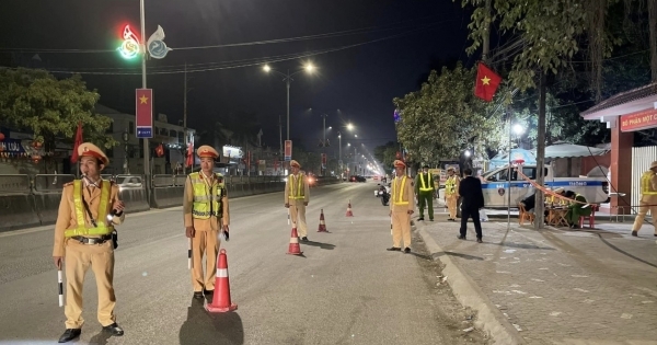 Công an huyện Quỳnh Lưu xử lý vi phạm nồng độ cồn xuyên Tết