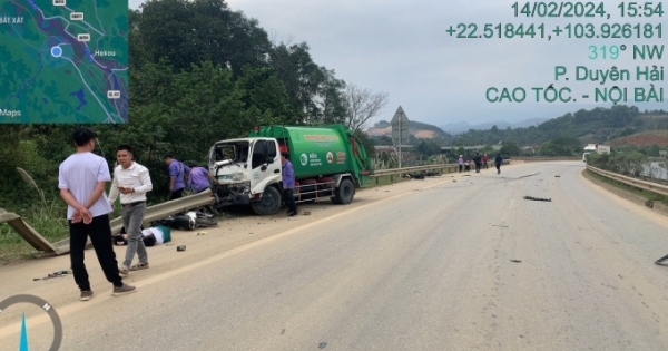 Tai nạn đặc biệt nghiêm trọng: Đi ngược chiều trên cao tốc Nội Bài – Lào Cai, 04 người tử vong