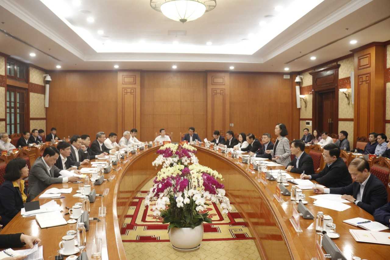 Hội nghị triển khai Chương trình làm việc của Bộ Chính trị, Ban Bí thư năm 2024- Ảnh 3.