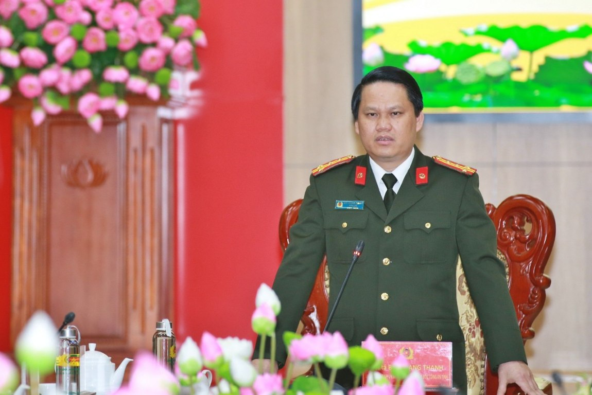 Đại tá Bùi Quang Thanh - Giám đốc Công an tỉnh Nghệ An: ác đơn vị, địa phương chủ động triển khai đồng bộ các biện pháp nghiệp vụ.