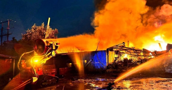 Nhà xưởng sản xuất hạt nhựa bị cháy ở Hải Phòng từng vi phạm về PCCC