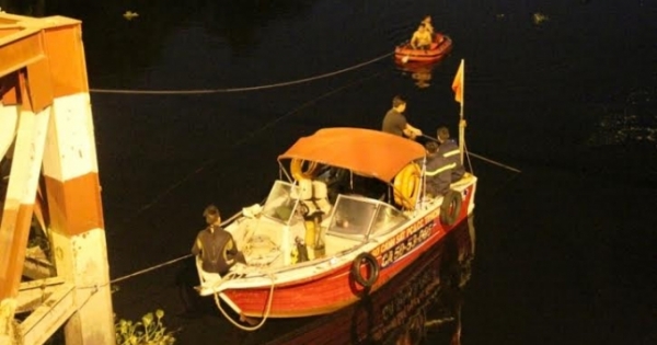 Trắng đêm lặn sông tìm thi thể đôi nam nữ nhảy cầu