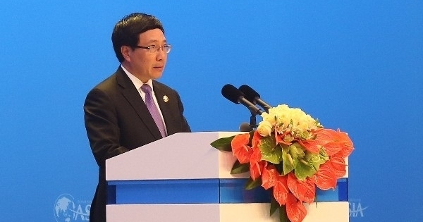 Phó Thủ tướng Phạm Bình Minh phát biểu tại Diễn đàn châu Á Bác Ngao