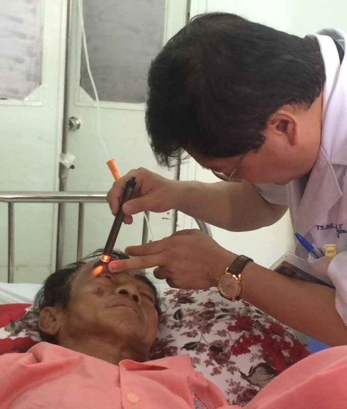 &Ocirc;ng Huỳnh Văn N&eacute;n đang điều trị tại Bệnh viện Chợ Rẫy.