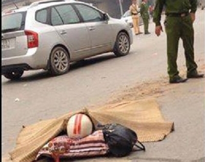 Hưng Yên: Va chạm với xe tải, cô gái trẻ chết tại chỗ