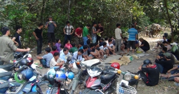 Tây Ninh: Tập kích tụ điểm đá gà, lắc tài xỉu lớn trong rừng