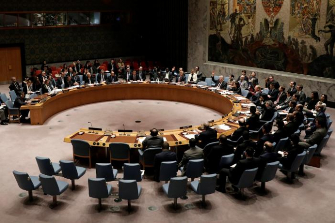 HĐBA LHQ bỏ phiếu về việc th&ocirc;ng qua&nbsp;dự thảo nghị quyết trừng phạt Syria. (Ảnh: Reuters)
