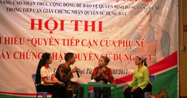 Thái Nguyên: Nâng cao nhận thức về quyền có tên của phụ nữ trong sổ đỏ