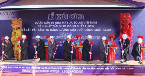 Bộ TN&MT đề nghị xem xét đánh giá tác động môi trường dự án của Công ty TNHH Ja Solar Việt Nam