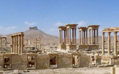 Cảnh hoang t&agrave;n, đổ n&aacute;t tại th&agrave;nh phố Palmyra. (Ảnh: Reuters)