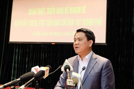 &Ocirc;ng Nguyễn Đức Chung - Chủ tịch UBND TP H&agrave; Nội.