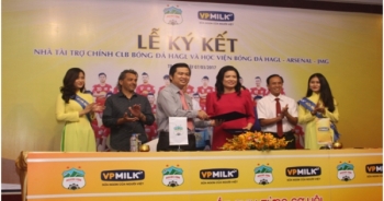 Câu lạc bộ Hoàng Anh Gia Lai có nhà tài trợ mới VP Milk