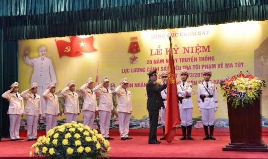 Hà Nội: Lực lượng Cảnh sát ĐTTP về ma túy kỷ niệm 20 năm thành lập