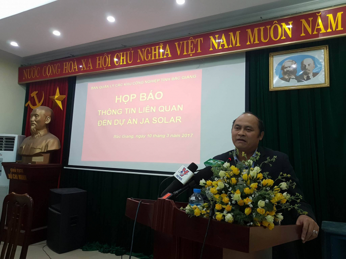 &Ocirc;ng Nguyễn Văn Linh - Chủ tịch UBND tỉnh Bắc Giang.