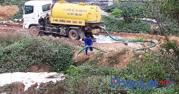 Vĩnh Phúc: Công ty CPMT đô thị Vĩnh Yên là “thủ phạm” trong vụ xả nước thải