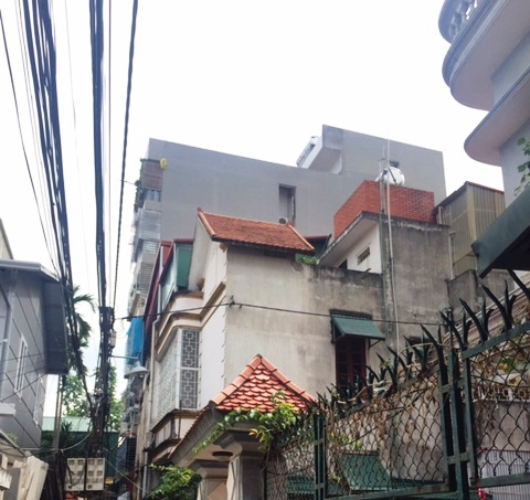 Một chung cư mini tr&ecirc;n địa b&agrave;n phường Ngọc H&agrave; (nh&agrave; cao nhất).