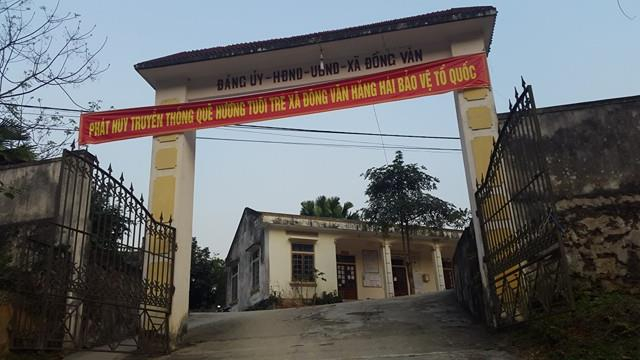 Ủy ban nh&acirc;n d&acirc;n x&atilde; Đồng Văn, huyện Quế Phong, tỉnh Nghệ An.