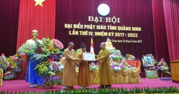 Quảng Ninh: Hơn 200 tăng ni tiêu biểu tham dự Đại hội Phật giáo