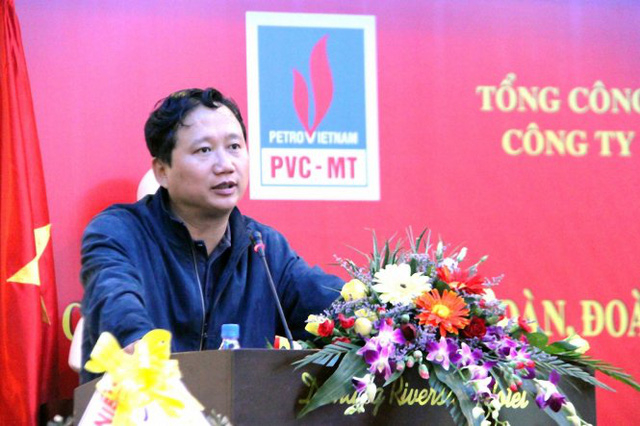 Trịnh Xu&acirc;n Thanh khi c&ograve;n l&atilde;nh đạo PVC.
