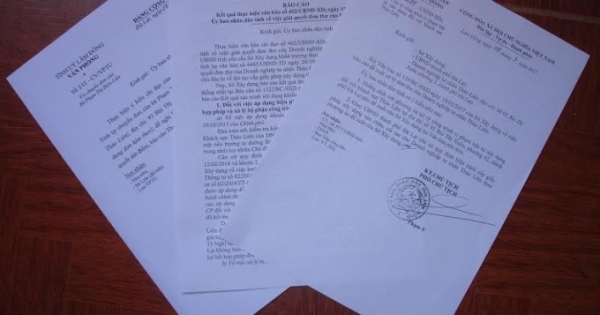 Hồi âm bài báo "Sở Xây dựng Lâm Đồng hành doanh nghiệp”: UBND tỉnh Lâm Đồng chỉ đạo giải quyết dứt điểm vụ việc