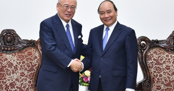 Thủ tướng Nguyễn Xuân Phúc tiếp các vị khách Nhật Bản