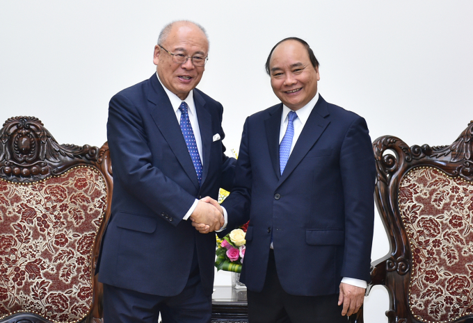 Thủ tướng Nguyễn Xu&acirc;n Ph&uacute;c tiếp&nbsp;Li&ecirc;n minh Nghị sĩ hữu nghị Nhật &ndash; Việt.