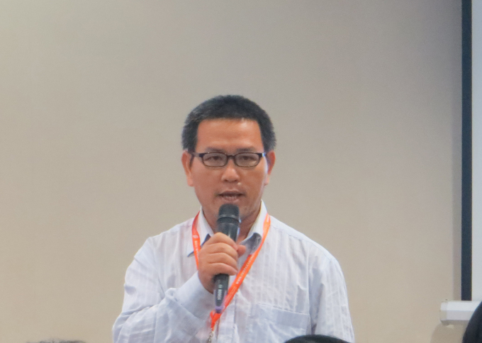 TS. Huỳnh Tiến Phong, Đại học B&aacute;ch Khoa TP HCM chia sẻ tại hội thảo.