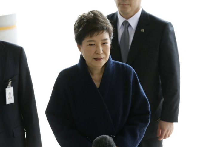 Cựu tổng thống H&agrave;n Quốc Park Geun-Hye. (Ảnh: AP)