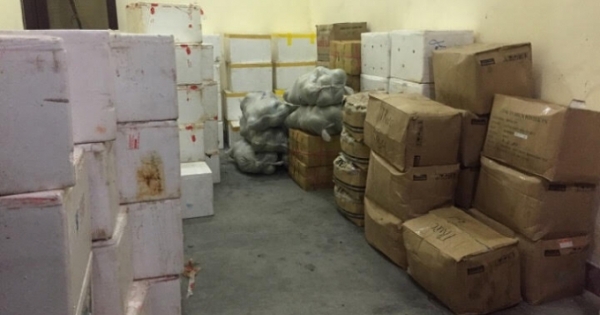 Quảng Ninh: Chưa đầy 1 giờ CSGT bắt liên tiếp hai xe tải chở 1 tấn hoa quả lậu